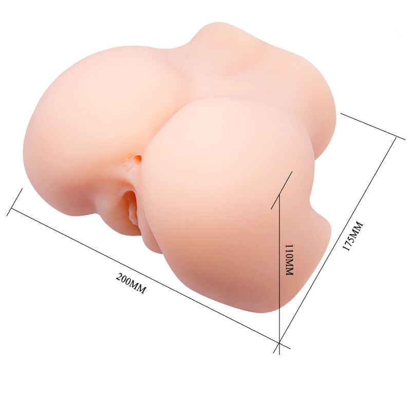 CRAZY BULL - VAGINA Y ANO REALISTAS DOBLE VIBRACIÓN