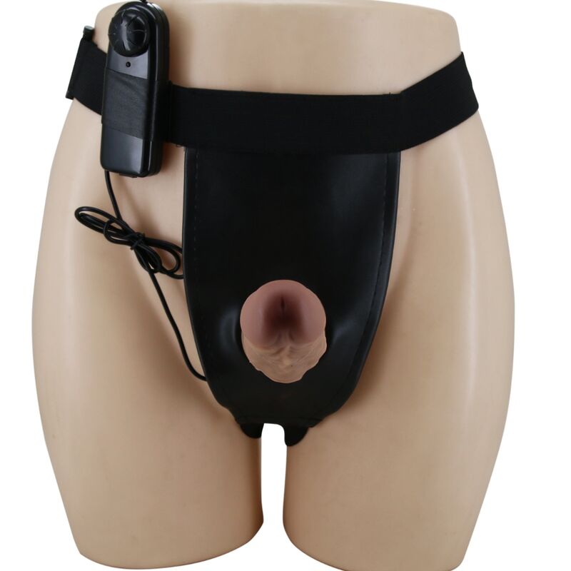 PRETTY LOVE - BRAGUITAS CON ARNÉS Y CONSOLADOR VIBRADOR INCLUIDO
