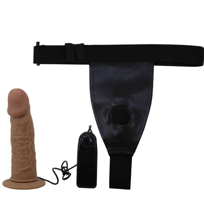 PRETTY LOVE - BRAGUITAS CON ARNÉS Y CONSOLADOR VIBRADOR INCLUIDO