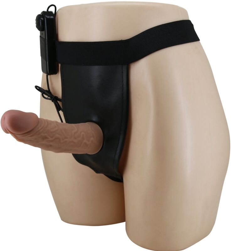 PRETTY LOVE - BRAGUITAS CON ARNÉS Y CONSOLADOR VIBRADOR INCLUIDO