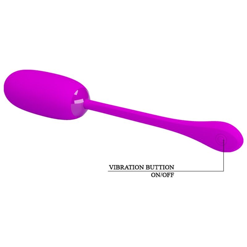 PRETTY LOVE - HUEVO VIBRADOR RECARGABLE Y RESISTENTE AL AGUA JULIUS MORADO