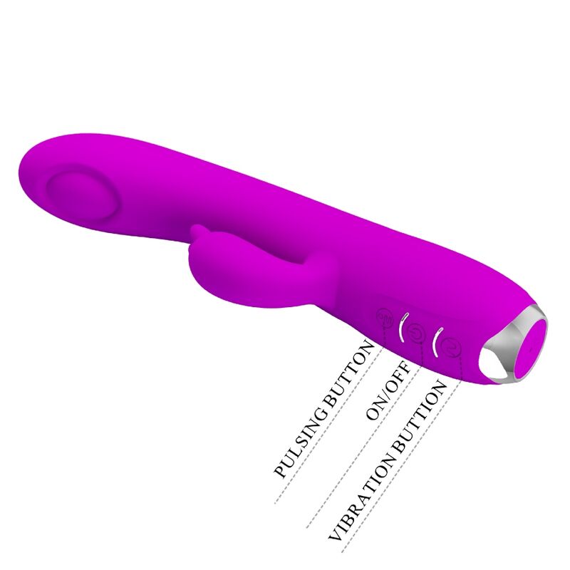 PRETTY LOVE - VIBRADOR-SUCCIONADOR RECARGABLE REGINA MORADO