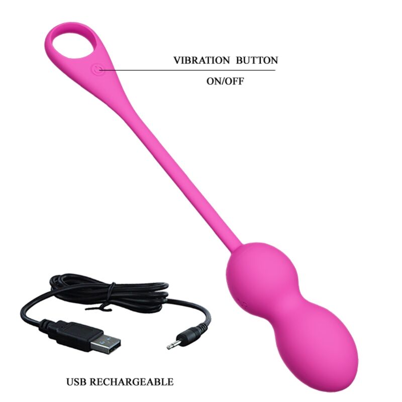 PRETTY LOVE - BOLAS VIBRATORIAS RECARGABLES ROSAS ELVIRA