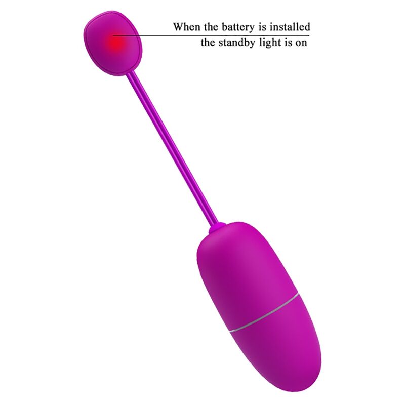 PRETTY LOVE - HUEVO VIBRADOR NYMPH CONTROLADO POR APLICACIÓN MORADO
