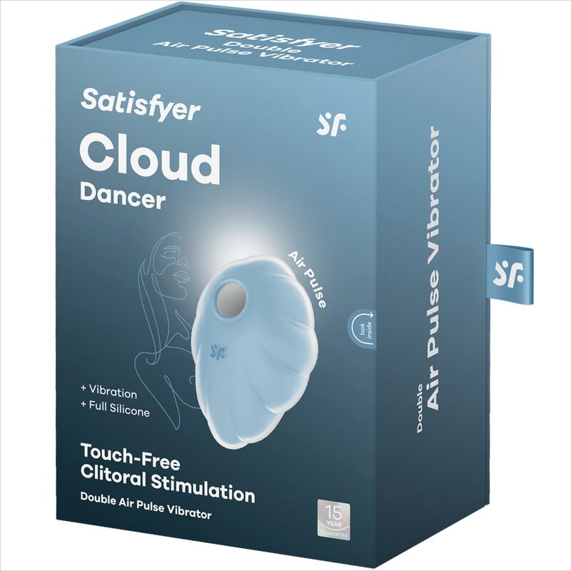 SATISFYER - CLOUD DANCER VIBRADOR DE PULSO DE AIRE VERDE