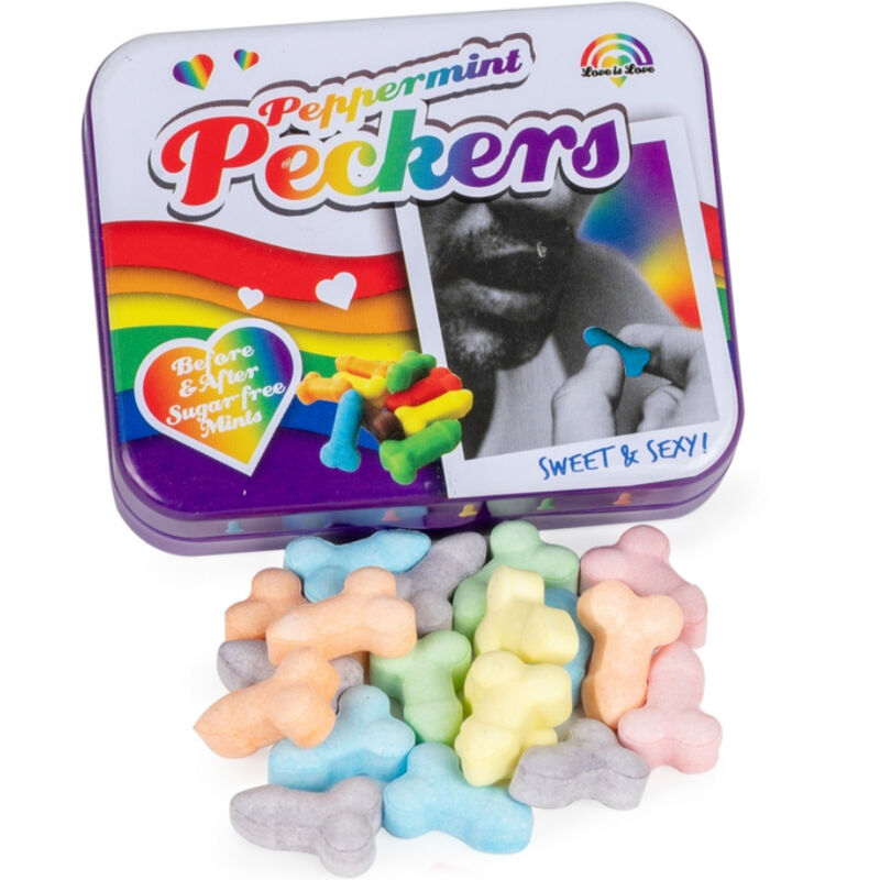 SPENCER & FLEETWOOD - CARAMELOS PECKERS DE MENTA ARCOÍRIS