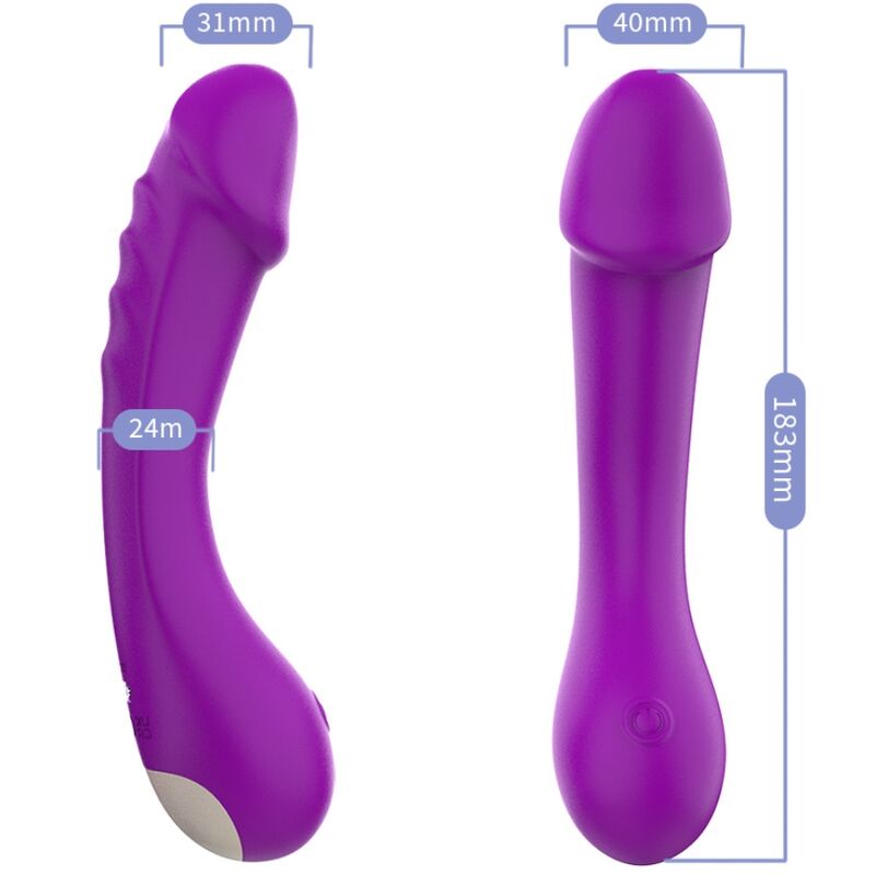 ARMONY - DILDO VIBRADOR PUNTO G SILICONA MORADO