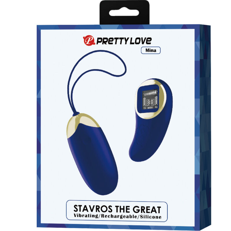 PRETTY LOVE - ŒUF VIBRANT MINA TÉLÉCOMMANDÉ BLEU