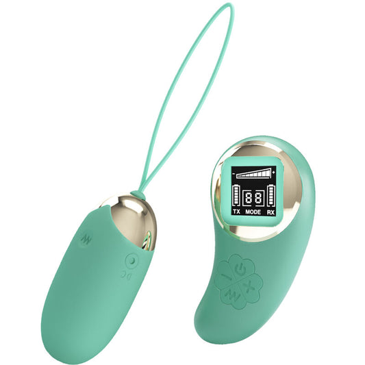 PRETTY LOVE - HUEVO VIBRADOR VERDE CON CONTROL REMOTO