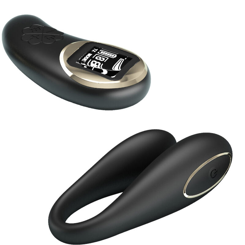 PRETTY LOVE - VIBRADOR DE DOBLE PLACER NATHAN CONTROL REMOTO