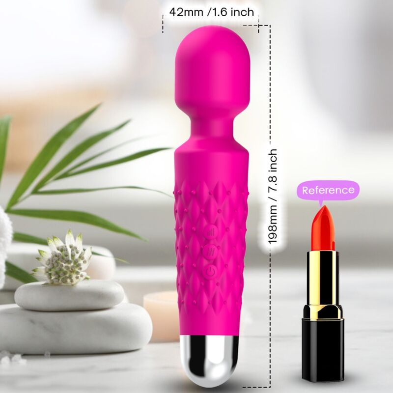 ARMONY - MASSEUR ET VIBRATEUR POSTMAN TÊTE SUPER FLEXIBLE FUCHSIA