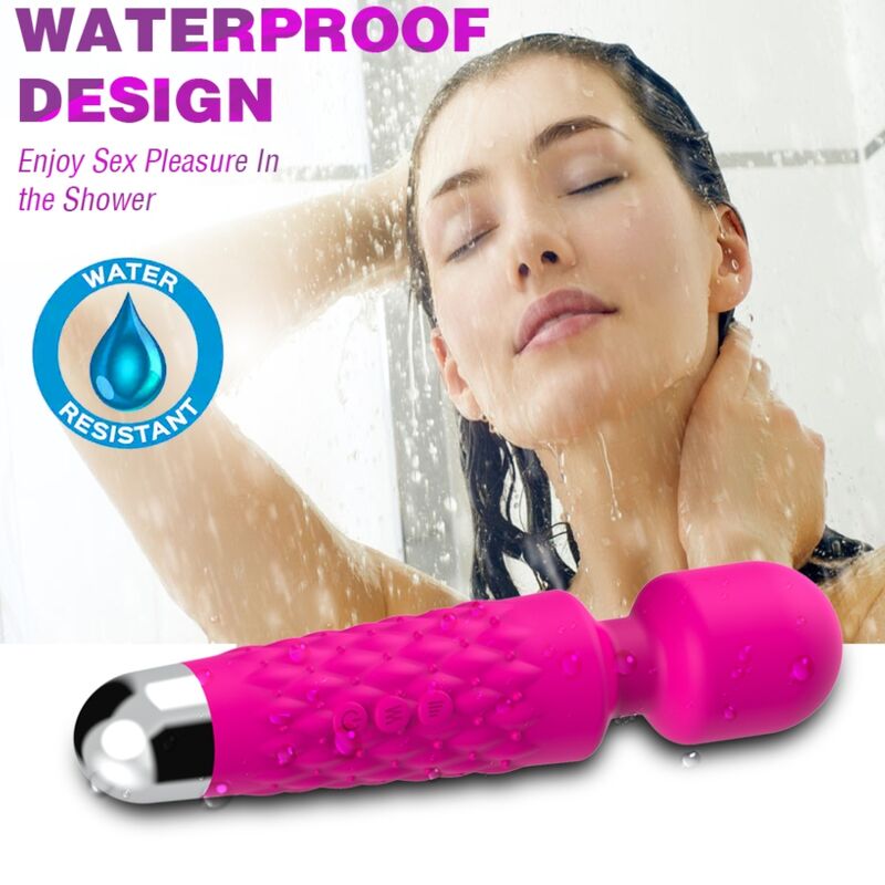 ARMONY - MASSEUR ET VIBRATEUR POSTMAN TÊTE SUPER FLEXIBLE FUCHSIA