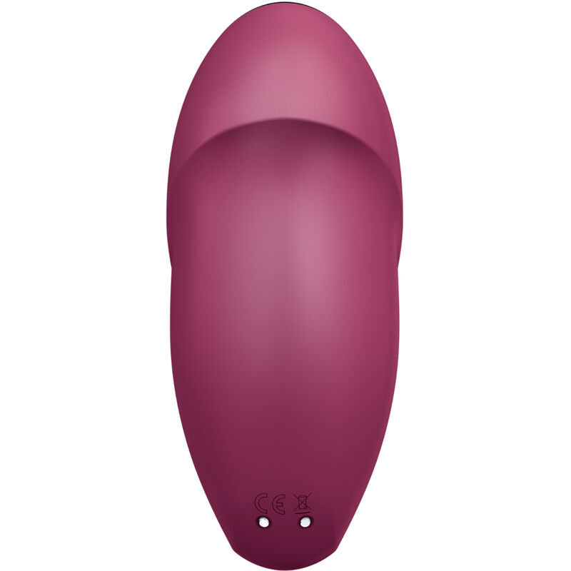 SATISFYER - TAP & CLIMAX 1 VIBRADOR DE APLICACIÓN ROJO