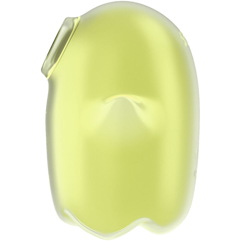 SATISFYER - VIBRADOR Y PULSO DE AIRE GHOST BRILLANTE AMARILLO