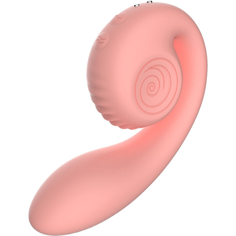 VIBRADOR DE CARACOL - ESTIMULADOR DOBLE GIZI ROSA