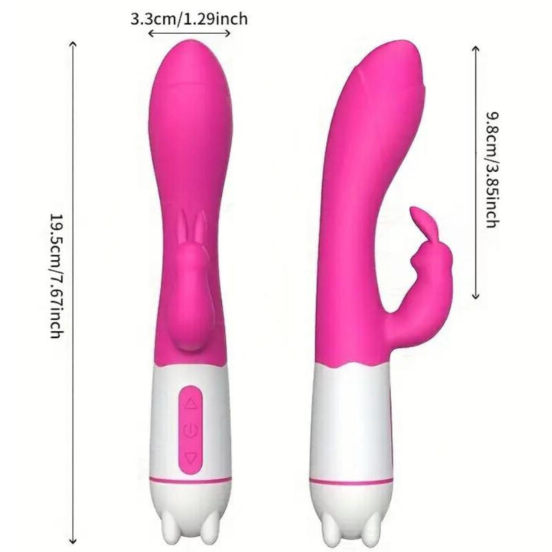 ARMONY - VIBRATEUR ET STIMULATEUR HAPPY RABBIT ROSE