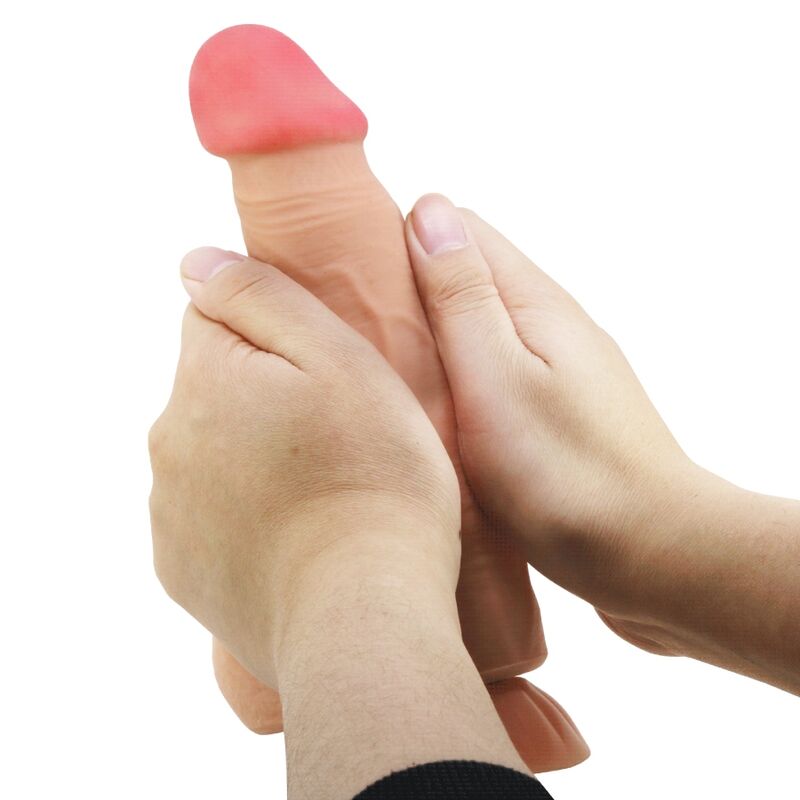 PRETTY LOVE - DILDO REALISTA SERIE PIEL DESLIZANTE CON VENTOSA DESLIZANTE CONTROL REMOTO CARNE 21.8 CM