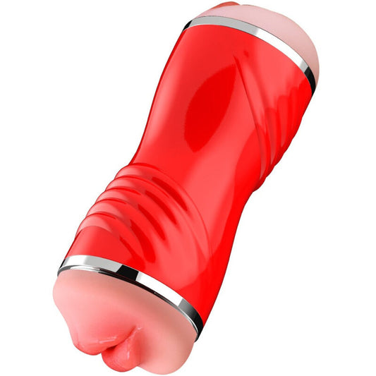 ARMONY - MASTURBADOR DOBLE VAGINA Y BOCA ROJO