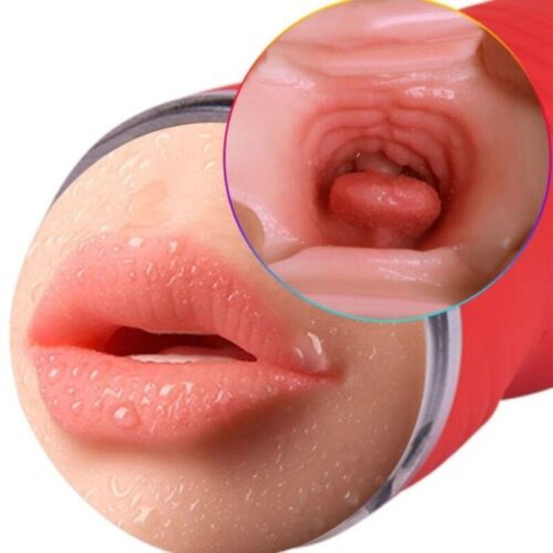 ARMONY - MASTURBADOR DOBLE VAGINA Y BOCA ROJO