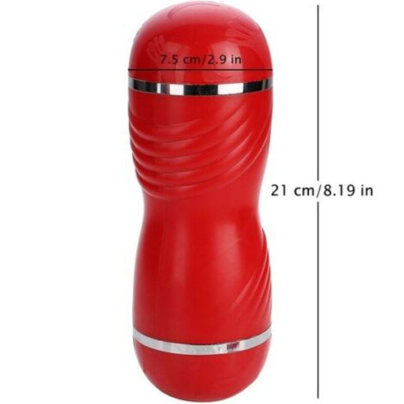 ARMONY - MASTURBADOR DOBLE VAGINA Y BOCA ROJO