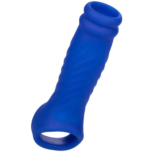 CALEXOTICS - COUVRE-PÉNIS ADMIRAL WAVE SILICONE LIQUIDE BLEU