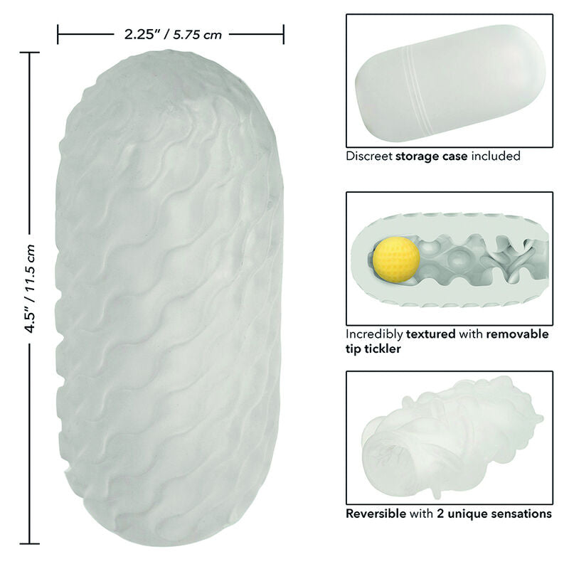 CALEXOTICS - PELOTA BLANDA REVERSIBLE SIN LÍMITES GRIS