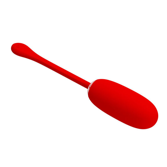 PRETTY LOVE - HUEVO VIBRADOR RECARGABLE Y RESISTENTE AL AGUA JULIUS ROJO