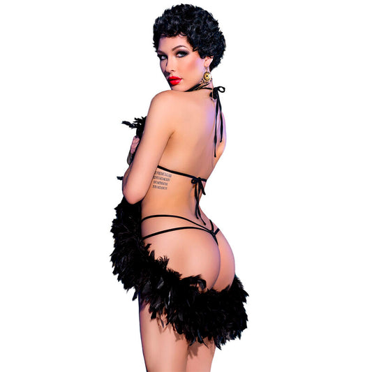 CHILIROSE - CR 4479 BODY ENTREJAMBE BLEU S/M