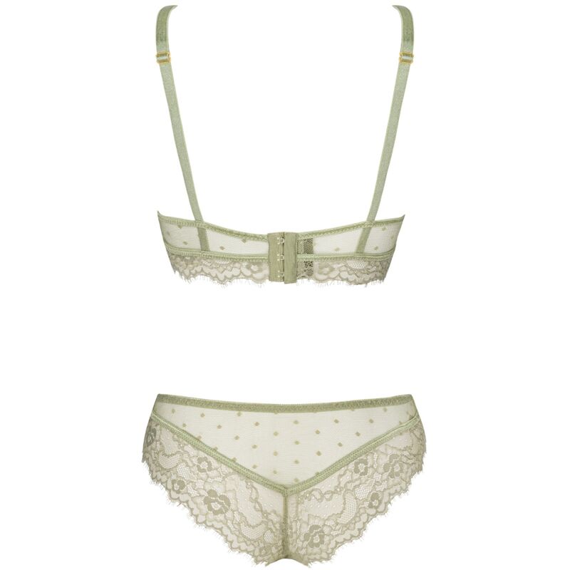 LIVCO CORSETTI FASHION - PINO LC 90667 BRA + PANTY KHAKI L/XL