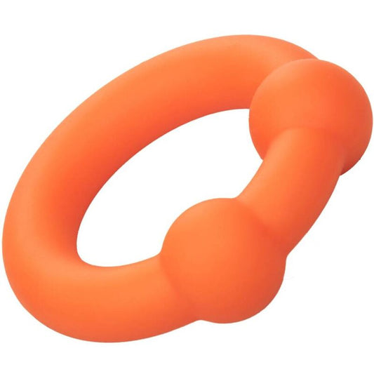 CALEXOTICS - BAGUE À DOUBLE BOULE ALPHA ORANGE