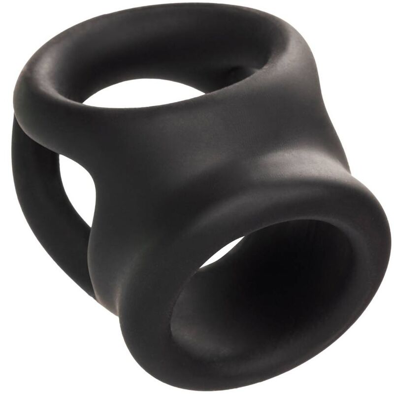 CALEXOTICS - ANILLO DE JAULA DOBLE ALPHA NEGRO
