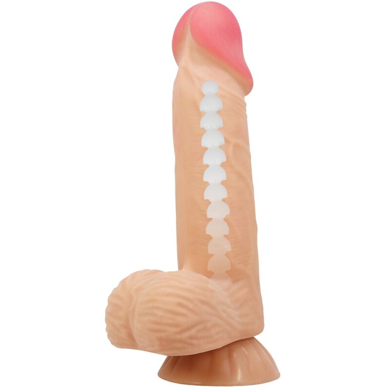 PRETTY LOVE - DILDO REALISTA SERIE PIEL DESLIZANTE CON VENTOSA DESLIZANTE 20,6 CM