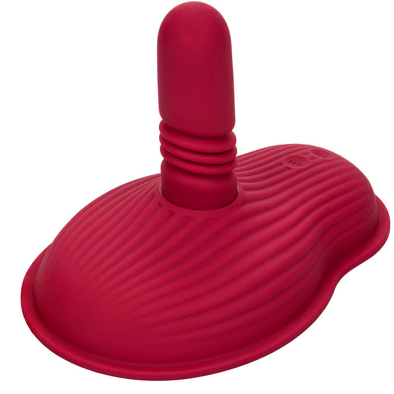 CALEXOTICS - MASAJEADOR DE JINETE DOBLE MOTOR CONTROL REMOTO ROJO