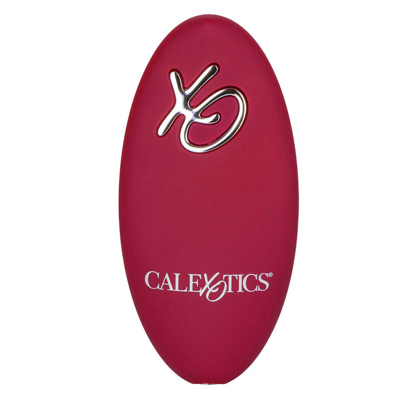 CALEXOTICS - MASAJEADOR DE JINETE DOBLE MOTOR CONTROL REMOTO ROJO