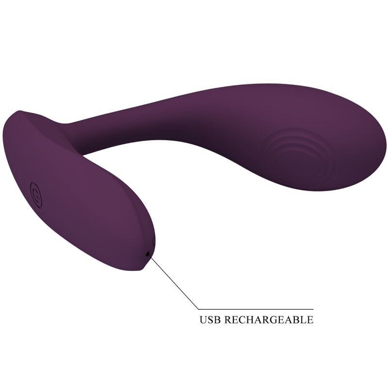 PRETTY LOVE - BAIRD PUNTO G 12 VIBRACIONES RECARGABLE LILA APP