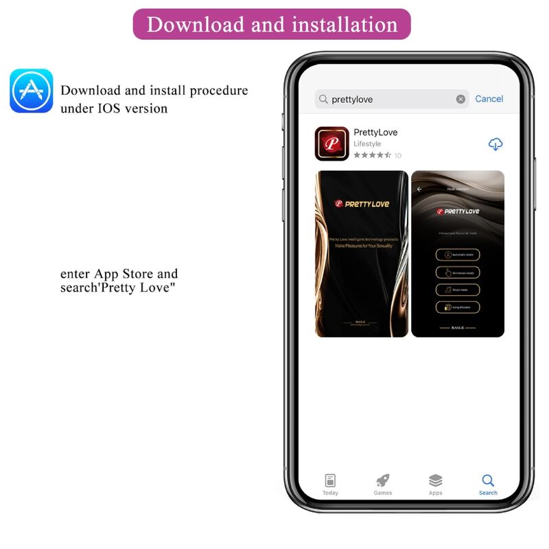 PRETTY LOVE - BAIRD PUNTO G 12 VIBRACIONES RECARGABLE LILA APP