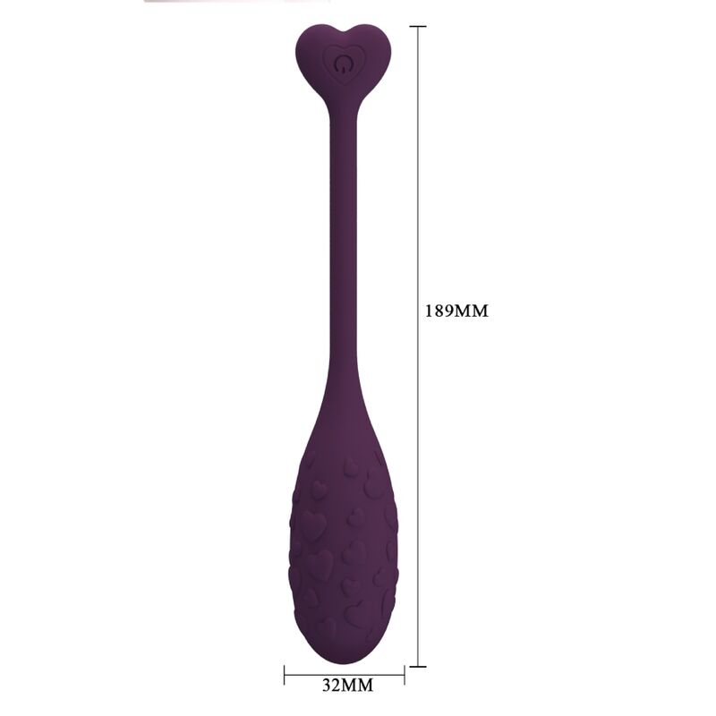 PRETTY LOVE - HUEVO VIBRADOR CONTROLADO POR APP FISHERMAN LILA