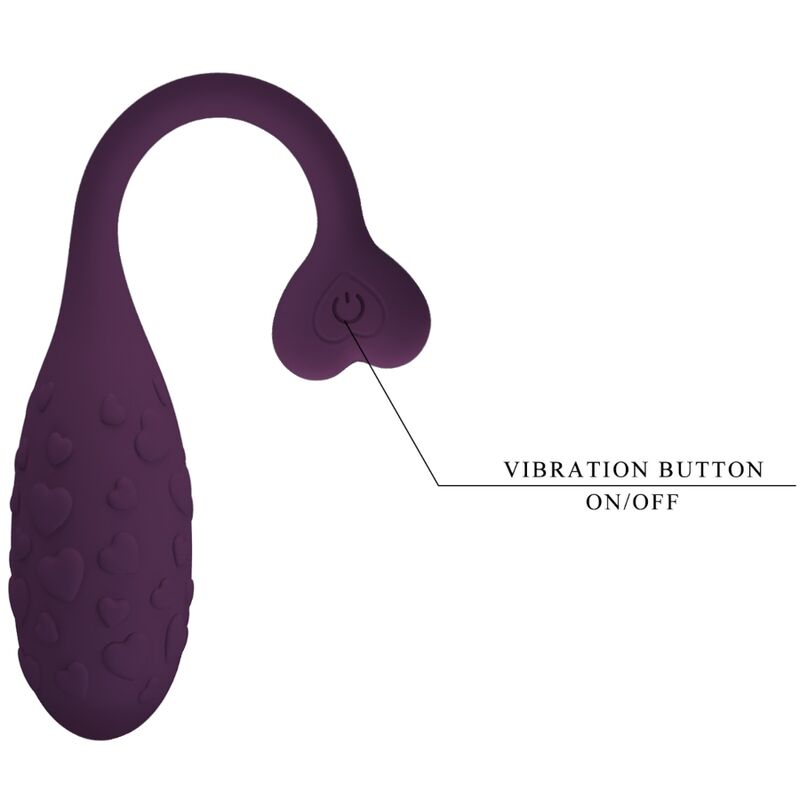 PRETTY LOVE - HUEVO VIBRADOR CONTROLADO POR APP FISHERMAN LILA
