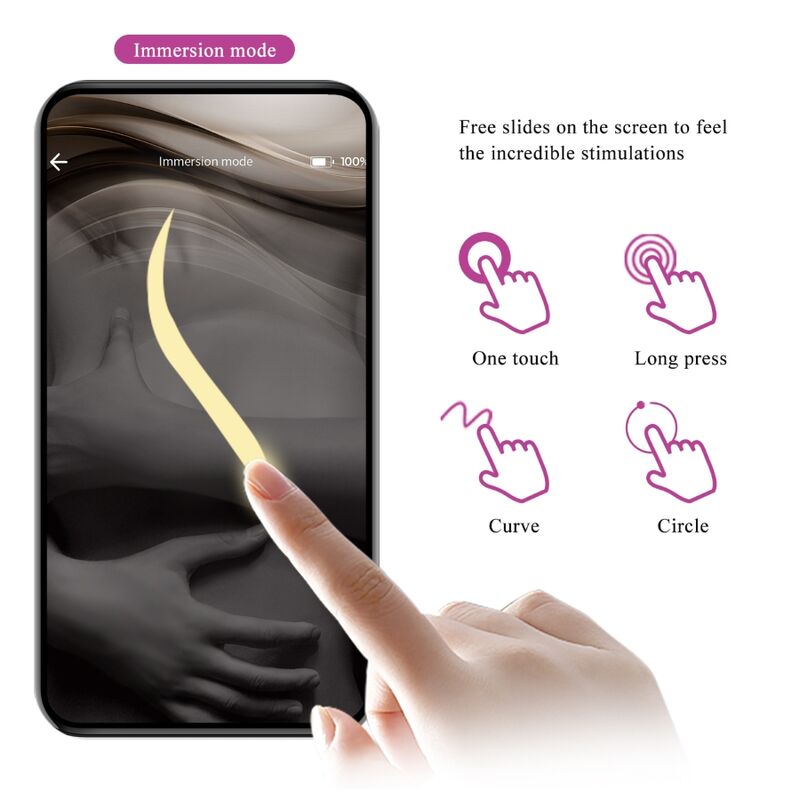 PRETTY LOVE - HUEVO VIBRADOR CONTROLADO POR APP FISHERMAN LILA