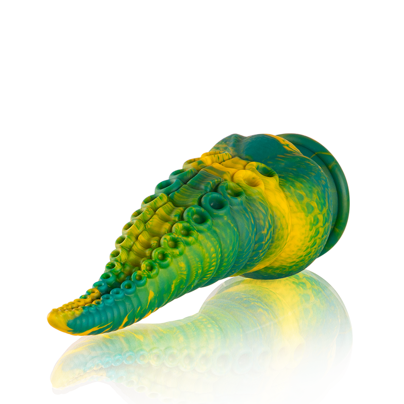 ÉPICO - DILDO DE TENTÁCULO VERDE CETUS TAMAÑO PEQUEÑO