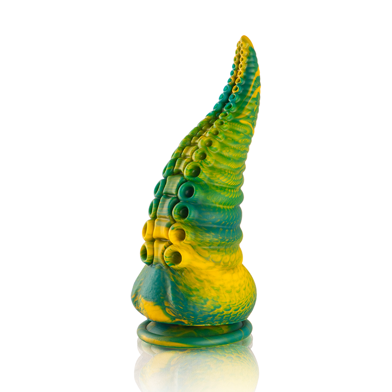 ÉPICO - DILDO DE TENTÁCULO VERDE CETUS TAMAÑO PEQUEÑO
