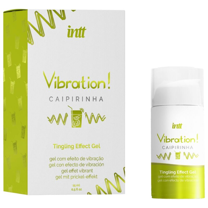INTT - POTENTE GEL VIBRADOR LÍQUIDO CAIPIRINHA ESTIMULANTE ÍNTIMO 15 ML
