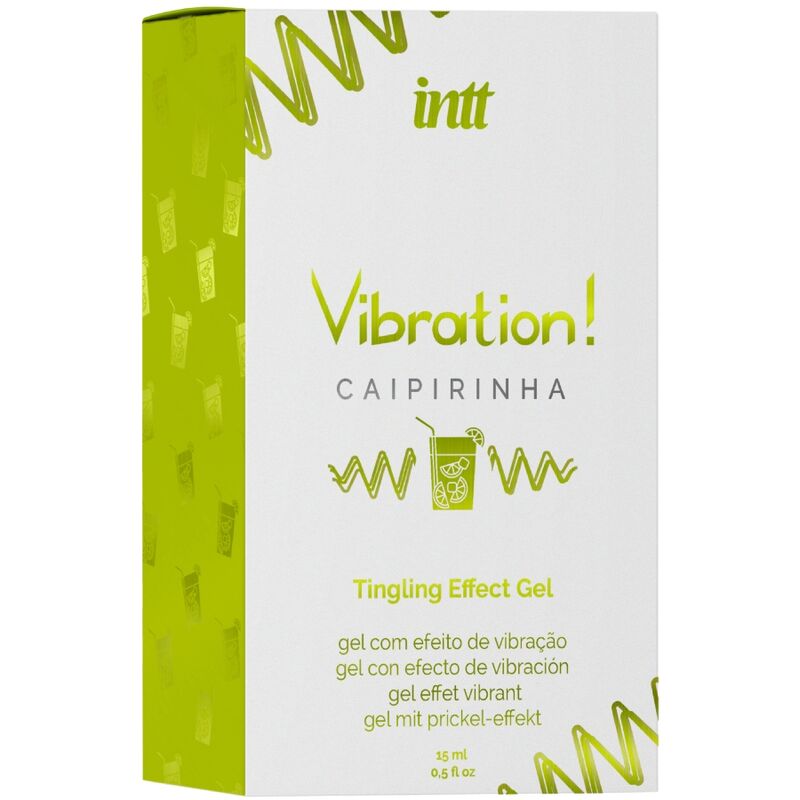 INTT - POTENTE GEL VIBRADOR LÍQUIDO CAIPIRINHA ESTIMULANTE ÍNTIMO 15 ML