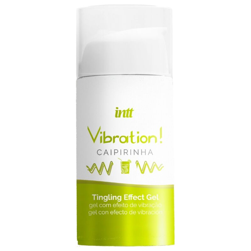 INTT - POTENTE GEL VIBRADOR LÍQUIDO CAIPIRINHA ESTIMULANTE ÍNTIMO 15 ML