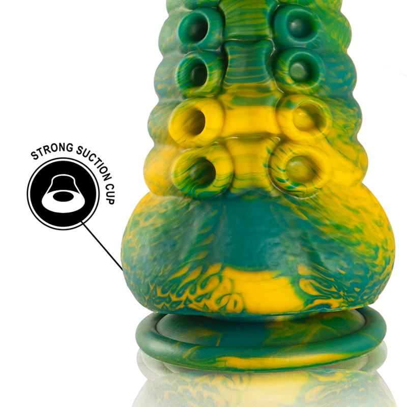 ÉPICO - DILDO DE TENTÁCULO VERDE CETUS TAMAÑO PEQUEÑO