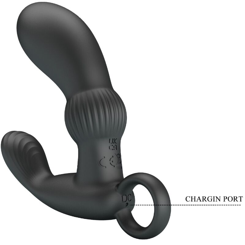PRETTY LOVE - MASAJEADOR VIBRADOR ANAL CAYLA NEGRO