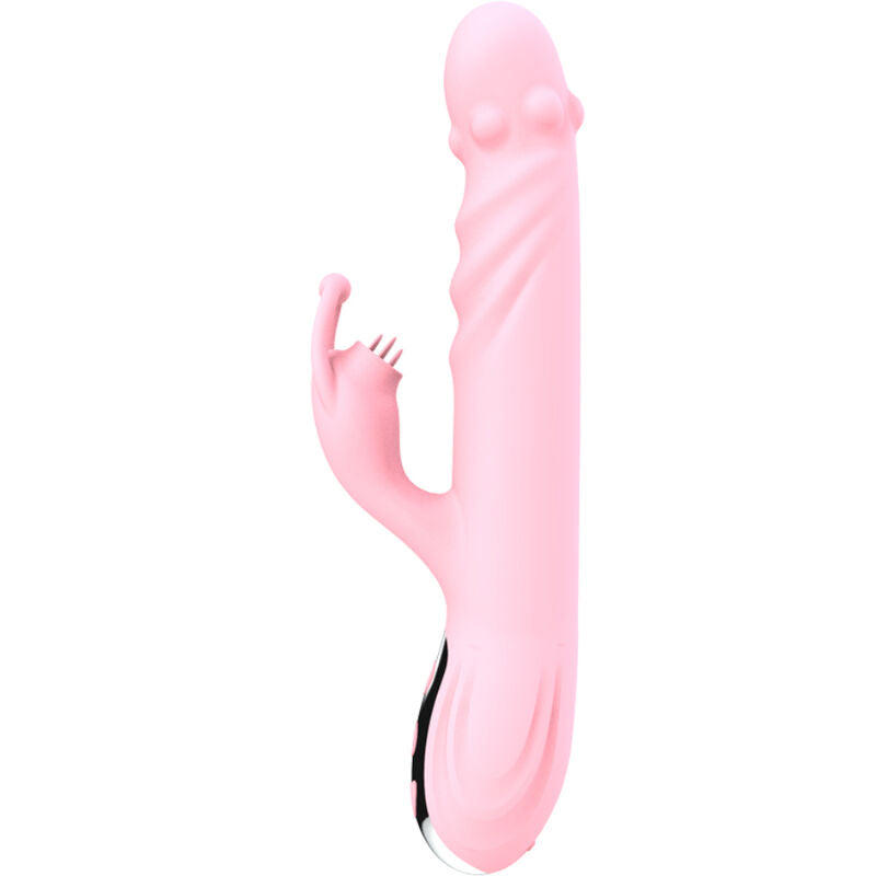 ARMONY - VIBRADOR DE LENGUA COMPLETAMENTE CON LENGUA ESTIMULANTE EFECTO CALOR ROSA