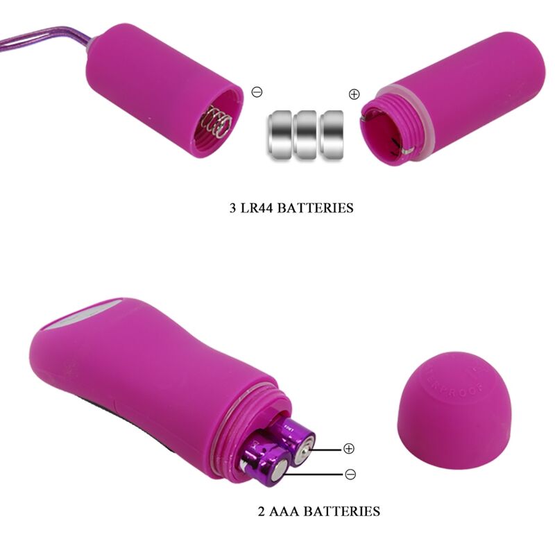 BAILE - TANGA CON BALA VIBRADORA Y CONTROL MORADO