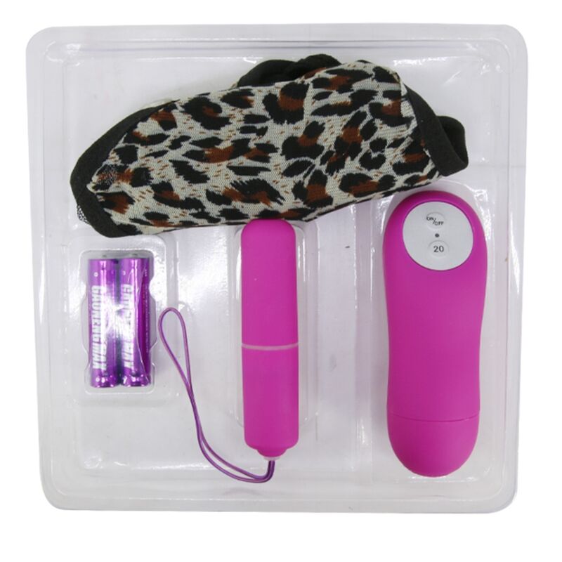 BAILE - TANGA CON BALA VIBRADORA Y CONTROL MORADO