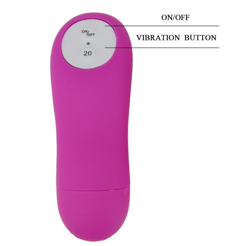 BAILE - TANGA CON BALA VIBRADORA Y CONTROL MORADO